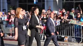 Lynda Carter, Gal Gadot, and Chris Pine at Wonder Woman premiere
