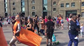 Kings cross London Bank holiday