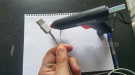 How to fix or protect   your usb  fast charge  cable with silicone!