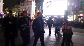 A giant Pokemon in London's Piccadilly