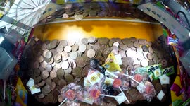 2p coin machine time lapse