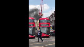 Massive fire in Kings Cross! #kingscross #London https://t.co/LQSRM3f0yP