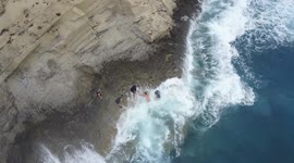 Men rescue naked swimmer in Ibiza
