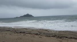 Stormy Day St Michaels Mount, Cornwall
