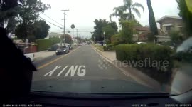 Elderly driver accident on dashcam