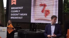 Lib Dem Nick Clegg unveils hard-hitting poster attacking Theresa May