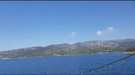 The Sea Views Today from the Ship Boat