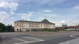 The Kremlin courtyard.