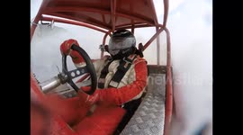 Formula Off Road legend hydroplaning in Iceland