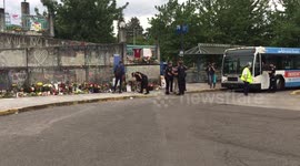 Yelling man arrested at Portland stabbing memorial