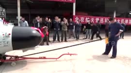 Tai Chi master uses private parts to pull helicopter for ten metres