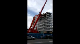 Demolition of the Powergen CEGB building