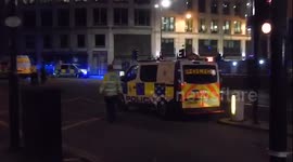 Scene at London Bridge shortly after attacks