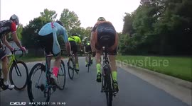 Orr Rd bike race crash involving 18 wheeler