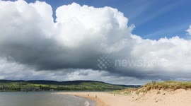 Storm Convection Time Lapse At Magilligan Point