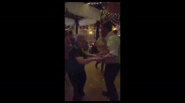 Grandma rocks out with one of her many grand children!