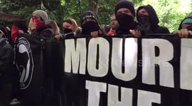 Hundreds of Antifa protest Portland free speech rally