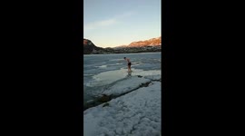 When there's no hole in the ice