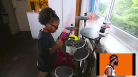 AMAZINGLY Soulful Girl Drummer has Only Been Playing for SIX MONTHS