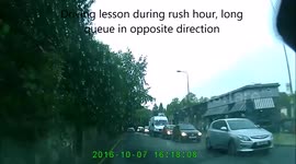 Police car on Driving Lesson