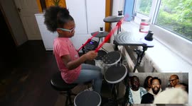 AMAZING 7 Year Old Drummer Shocked PJ Morton