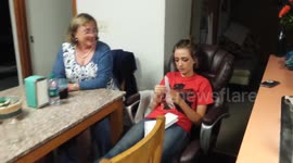 Recent high school graduate bursts into tears as she receives ticket to Red Hot Chili Peppers concert