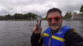Testing a Canadian Flag Fishing Lure (AND CATCHING A MONSTER PIKE!!!)