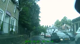Police car on Driving Lesson (unedited, with audio)