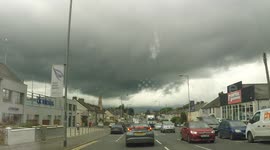 Storm Clouds Over Cookstown Street Captured On Go Pro