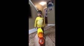 ADORABLE LITTLE KID PLAYS DEAD