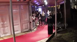 A Grumpy James Courdon Departs the Glamour Women Of The Year Awards