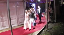 Myleene Klass departs the Glamour Women Of The Year Awards