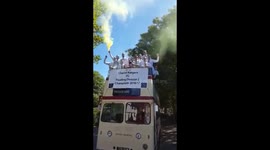 Charvil Rangers Fc open top bus