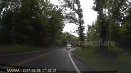 Distracted Driving Accident, Stamford CT (June 6th 2017). Car drives head-on into oncoming traffic