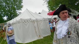 New France Militia Training Reenactment