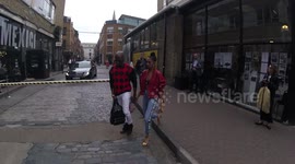 Myleene Klass and Alesha Dixon at graduate fashion week