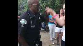 LAPD police officer shows off his finest salsa moves