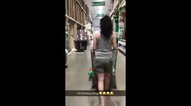 My mom's epic fail at 'the floor is lava'