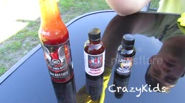 worlds hottest chilli sauce, tested with a whole chilli!