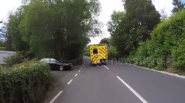Motorcycle close call