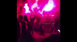 Labour supporters at the Jeremy Corbyn victory rave