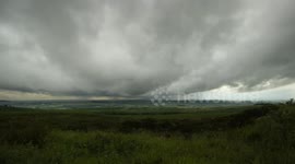 Time Lapse Of Approaching Storm Over South Armagh