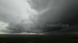 Time Lapse of Storm Clouds Crossing N. Ireland