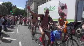 World Naked Bike Ride, London, UK