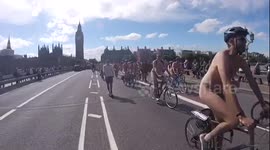 London naked bike ride