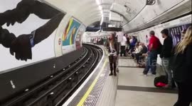 Jeremy Corbyn Fans In The London Underground