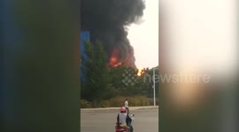 Major fire breaks out in chemical factory in China killing one