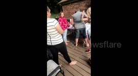 Newsflare Edit - When the 'Floor Is Lava Challenge' goes wrong