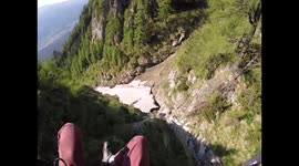 Blisteringly fast flying through Romanian mountains