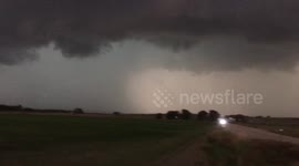 Monster storm in Nebraska, USA